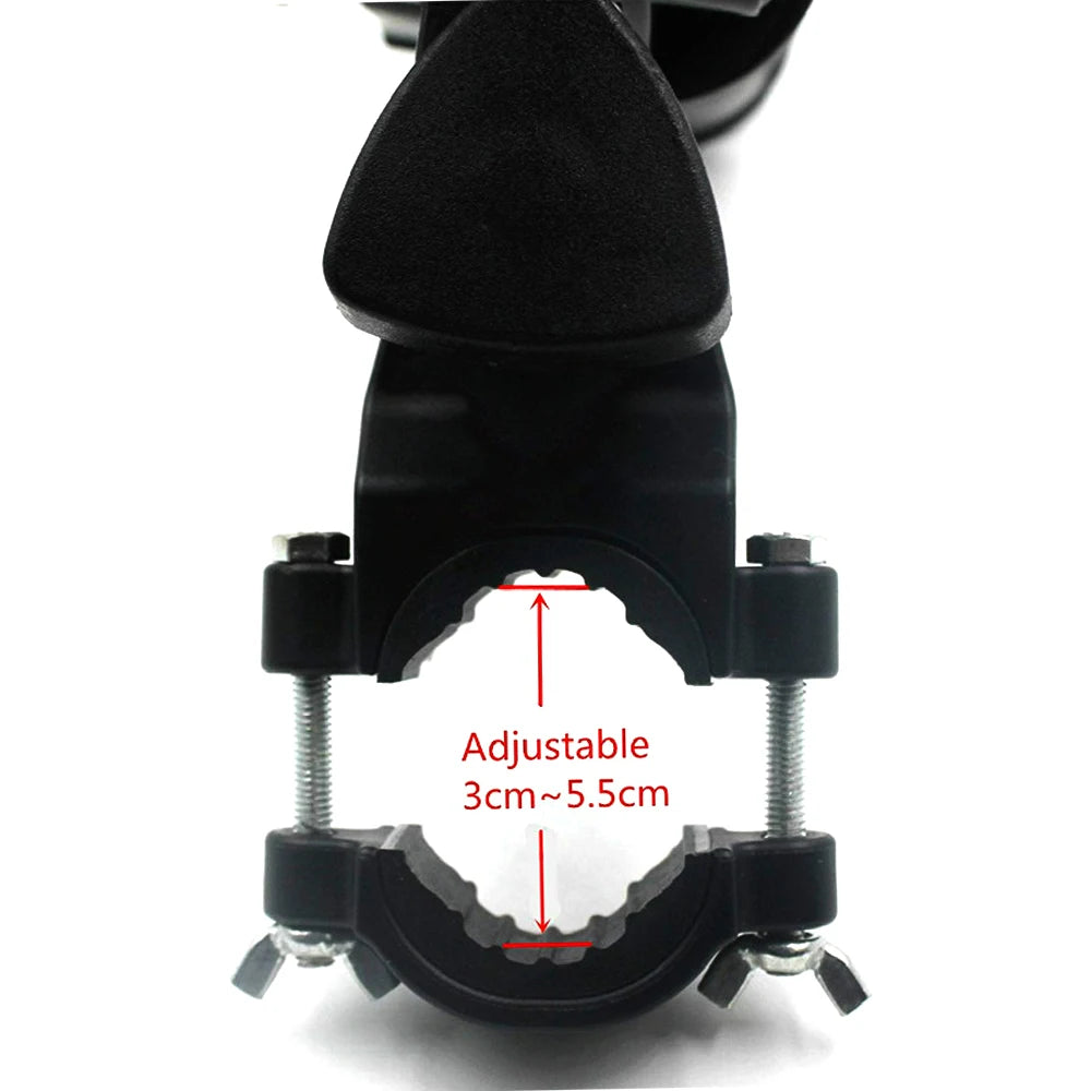 Golf Cart Umbrella Holder, Universal Adjustable Umbrella Amount Mounting Attachment for Golf Push Cart Accessories