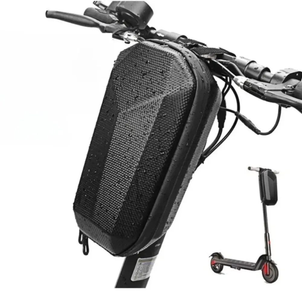 Scooter Bicycle Skateboard Waterproof Hard Shell Front Bag 3L/4L Big Capacity for Electric Cycling Phone Storage accessories