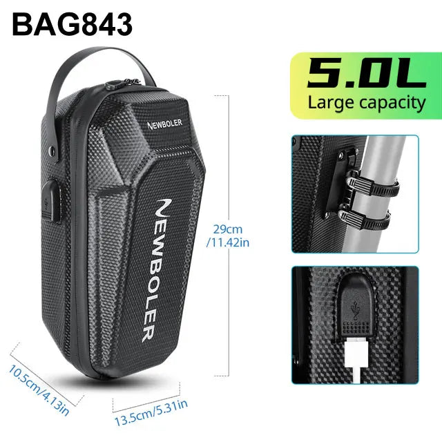 NEWBOLER 3L/5L Scooter Bag with USB Port