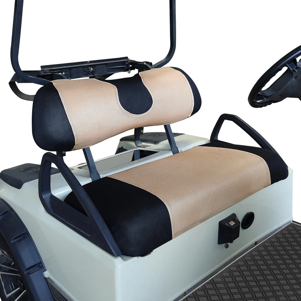 Fashion Cushion Cover Golf Cart Accessories Seat Cover Set Heat Washable Polyester Mesh Cloth for Club Car /EZGO / Yamaha