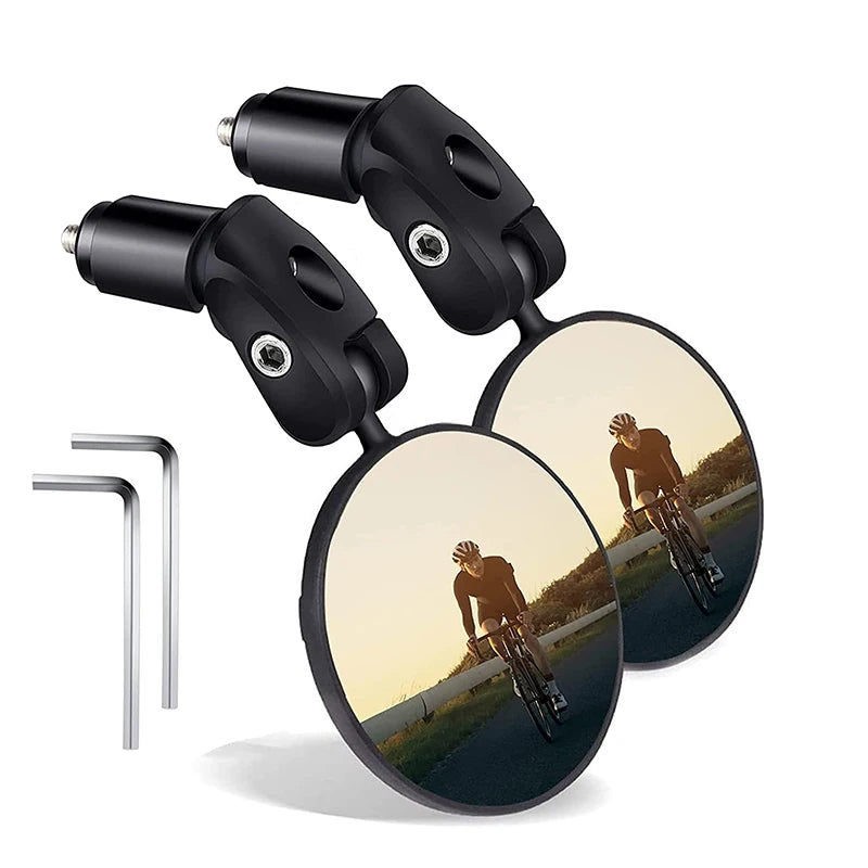 Wide-Angle Bicycle Rearview Mirror