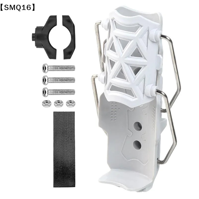 Universal Bicycle & Motorcycle Water Bottle Cage With Protective Cushioning Adjustable Concealed Cup Holder Beverage Holder【SMQ】