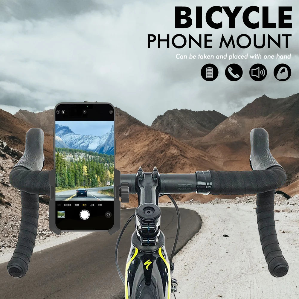 360° Bicycle & Golf Cart Phone Mount