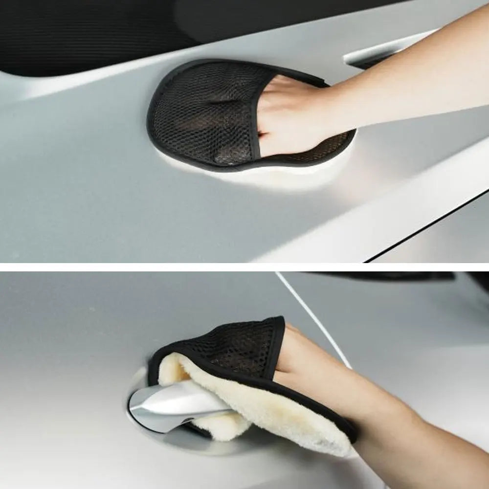 Car Cleaning Brush Cleaner Wool-like Soft Washing Gloves Cleaning Brush Motorcycle Washer Care Automotive Car Styling Body Kits