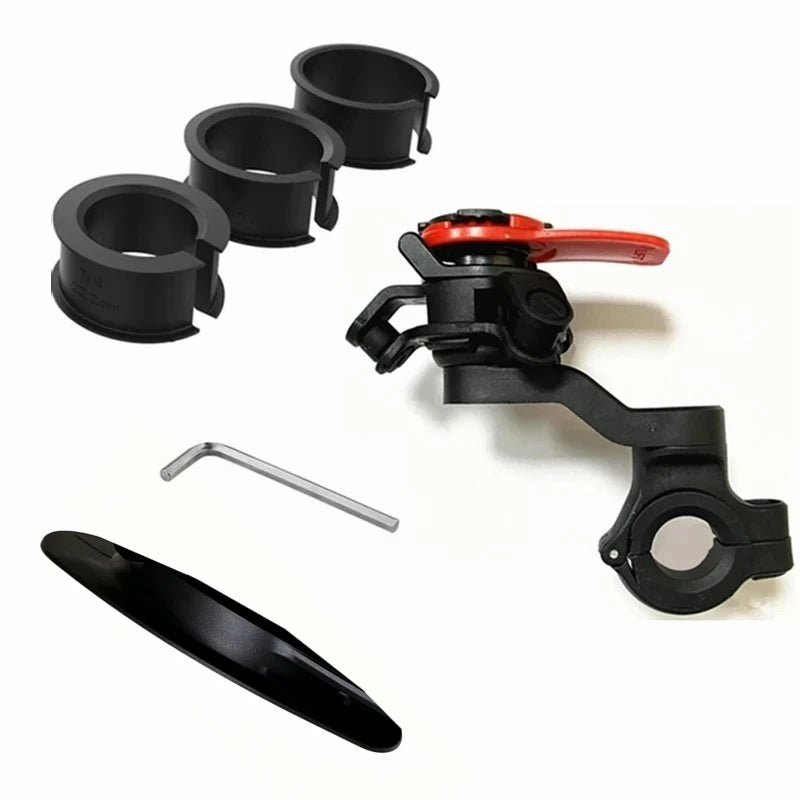 Motorcycle Bicycle Phone Holder Absorber Cellphone Stand Adjustable Bike Support MTB Handlebar Lock Anti-shake Damper Accessorie