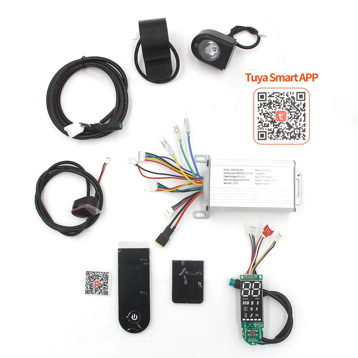 XFY 8.5-inch 36V 15A Controller Kit, for MiJia Electric Scooter, with Speeds of 10/20/25 Km/h, Replaceable Accessories