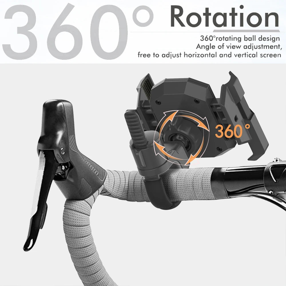 360° Bicycle & Golf Cart Phone Mount
