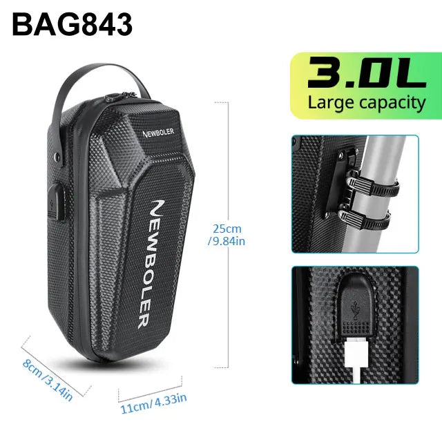 NEWBOLER 3L/5L Scooter Bag with USB Port