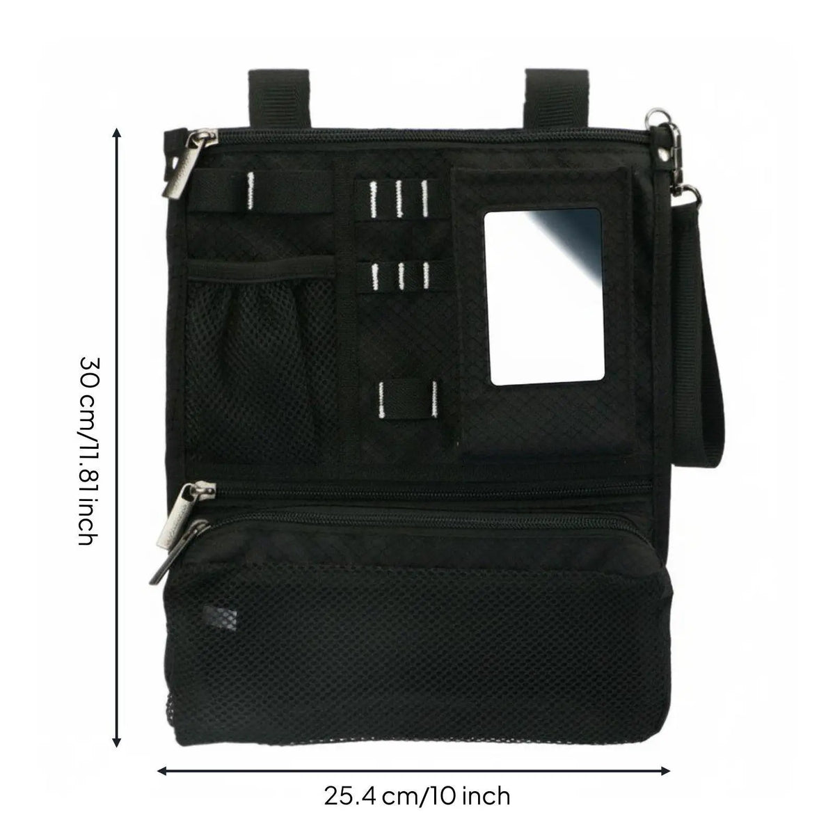 Golf Cart Multi-Zipper Storage Organizer