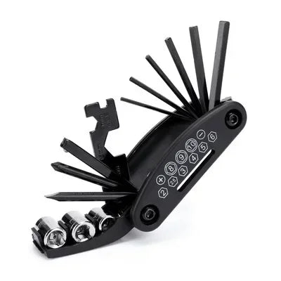 Bicycle Repair Tool Kit Multi Function Folding Bike Repair Tool Wrench Set Tire Repair Tool Motorcycle Tool Spanner Screwdriver