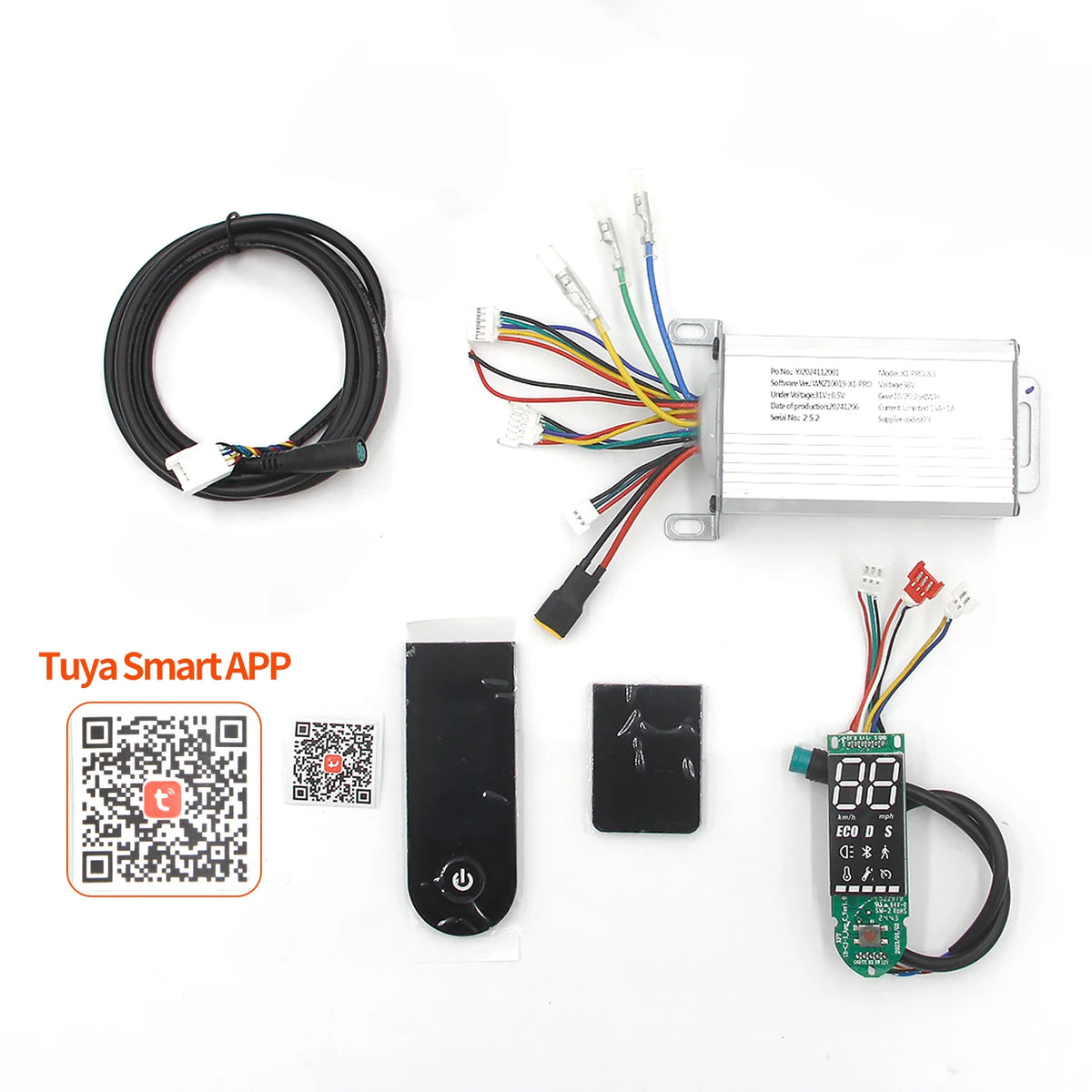 XFY 8.5-inch 36V 15A Controller Kit, for MiJia Electric Scooter, with Speeds of 10/20/25 Km/h, Replaceable Accessories