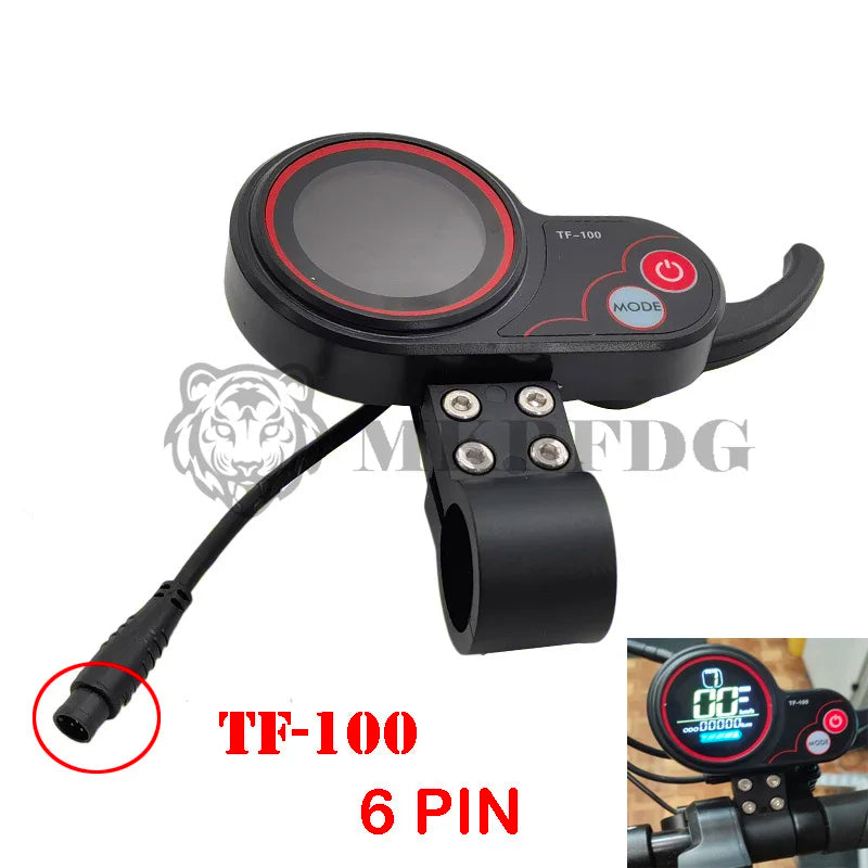 TF‑100 Instrument Display Panel With USB Charging 5/6 Pin Communication Speedometer For KUGOO M4 Electric Scooter Kickscooter