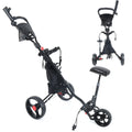 cartGolf Trolley Latest Design Foldable Compact System Water-Resistant All-Terrain Wheels