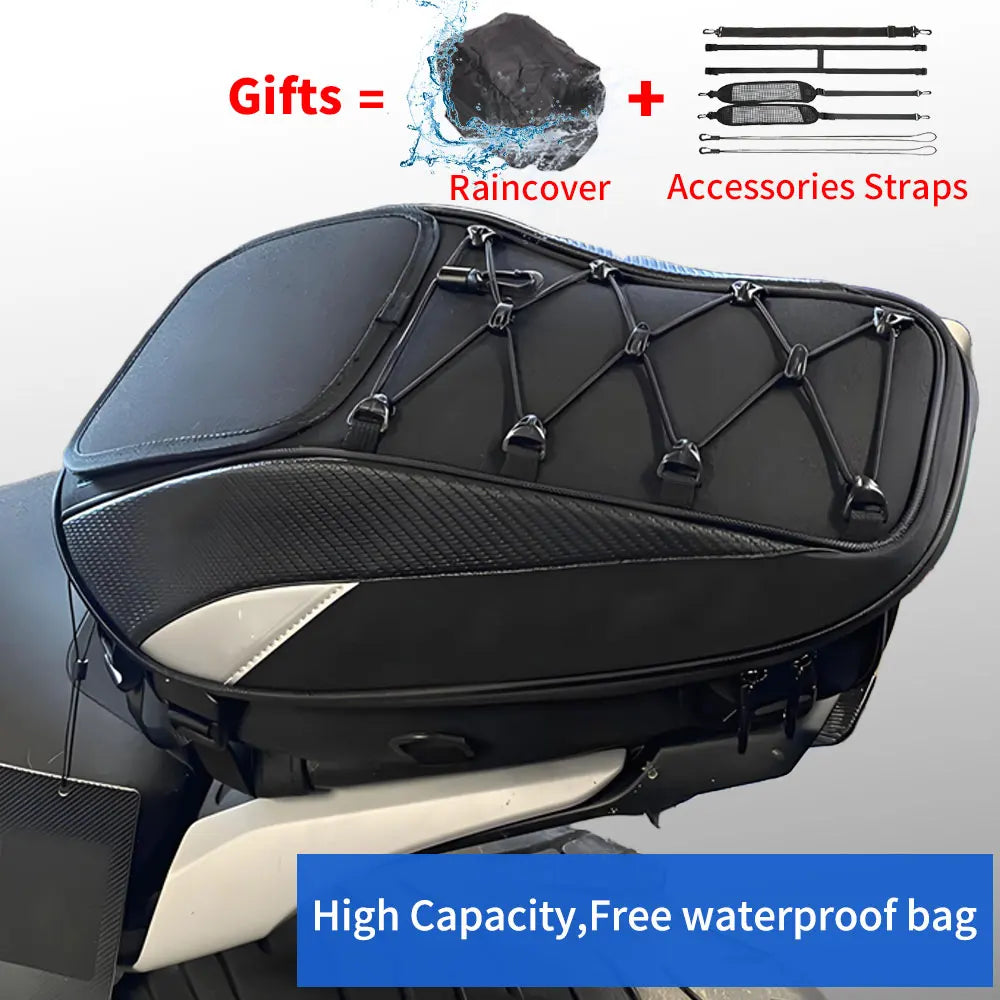 Waterproof Motorcycle Tail Bag & Backpack