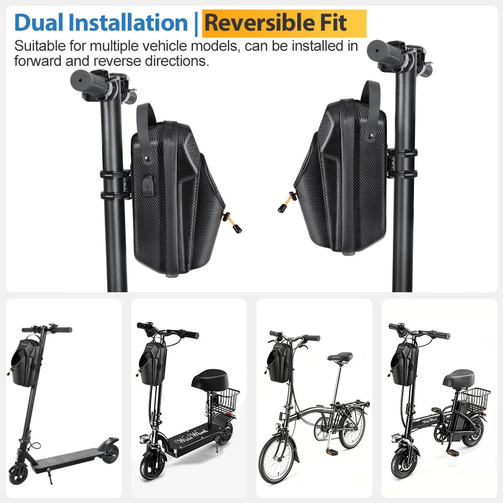 Quick-Release 5L Scooter Bag with USB Port
