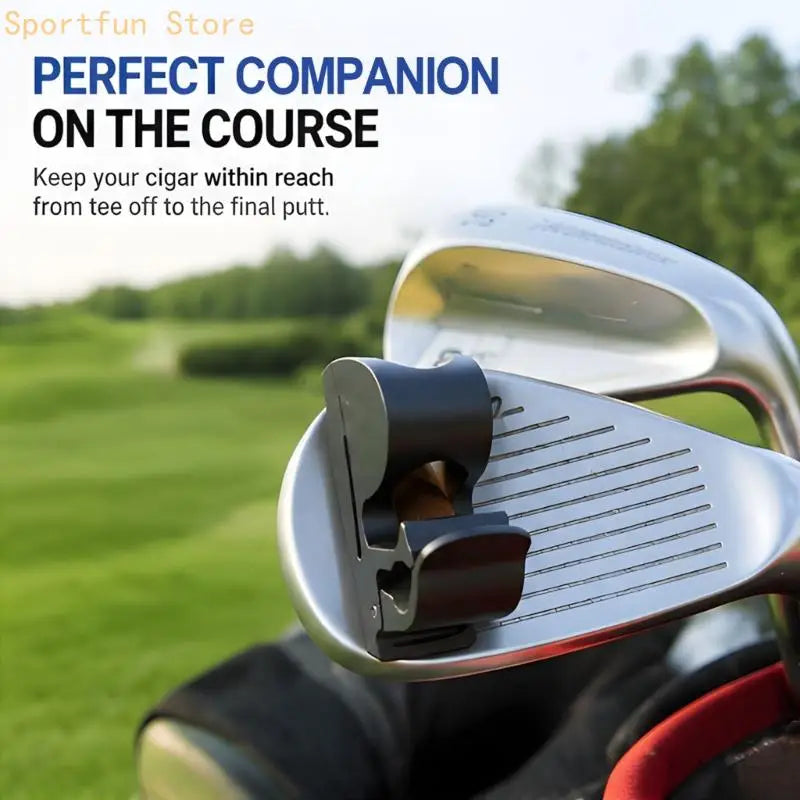 Golf Push Cart Holder Clip Metal Rest Mount for Rounds, Quick Tool-Free Mounting Near the Handle for Easy Access During Play