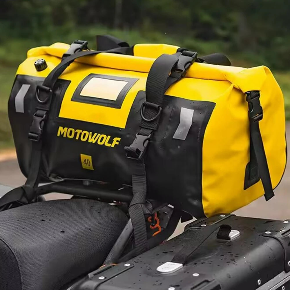 Waterproof Motorcycle Tail Bag — 20L, 40L or 66L