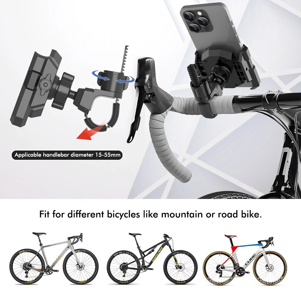360° Bicycle & Golf Cart Phone Mount