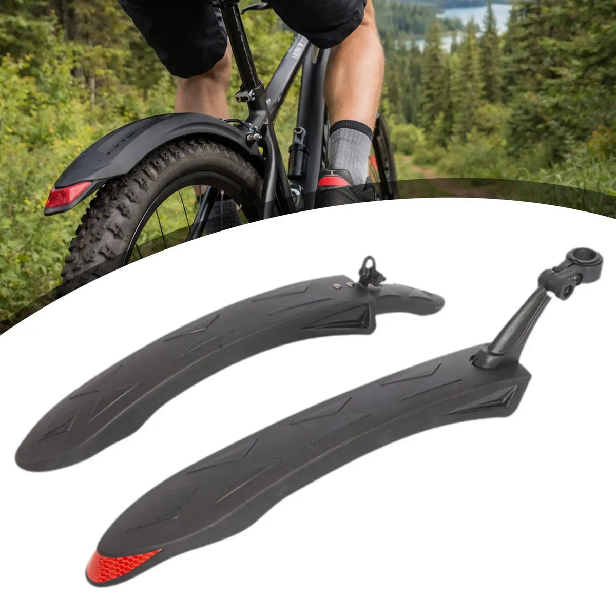 Bike Mudguard PP Portable Fender Set Complete Bicycle Mud Flaps Protection for Mountain Bike 26 27.5 Inch
