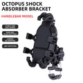 Shock Absorption Phone Holder for Motorcycle Bike Stable Anti-shake 360° Rotation Adjustment Moto Handlebar GPS Navigation Brack