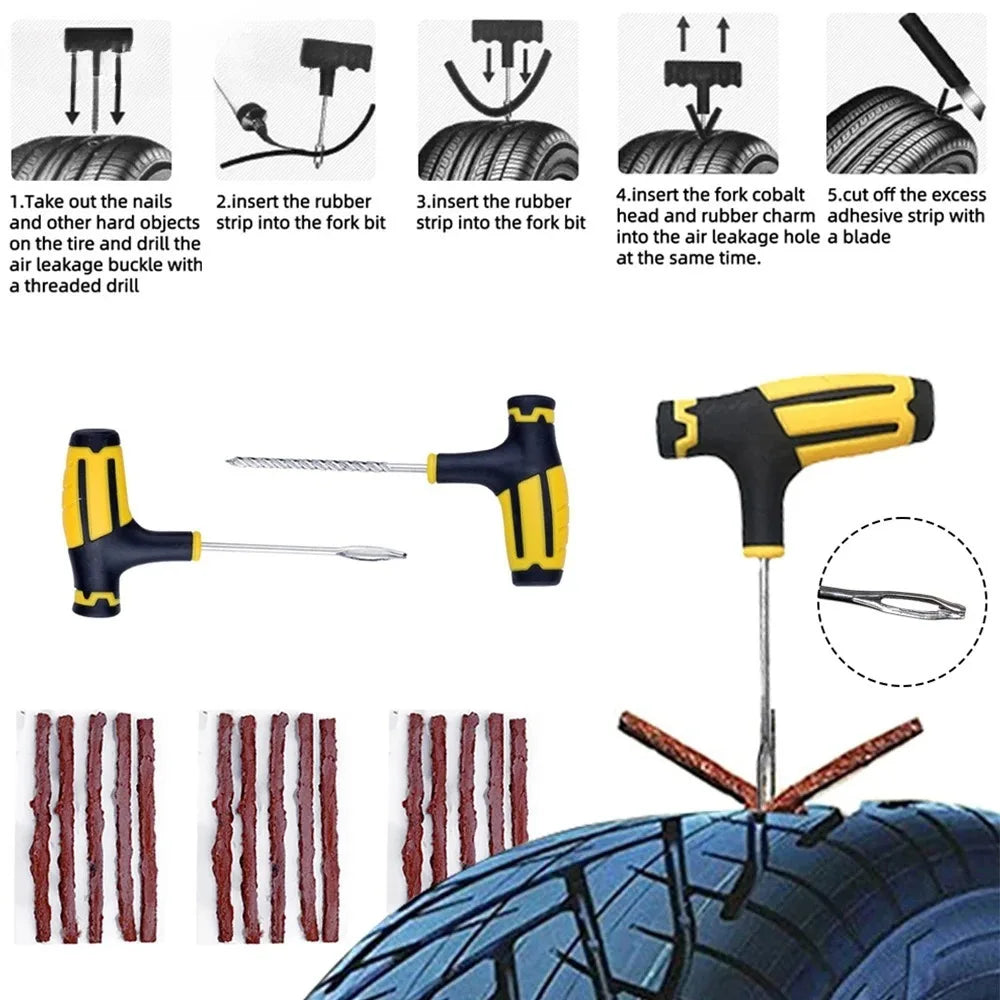 Tubeless Tire Repair Kit – 31, 33 or 53 Pieces