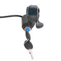 Electric Bike Thumb Throttle LCD Display Digital Battery Voltage Power Switch for Electric Vehicle