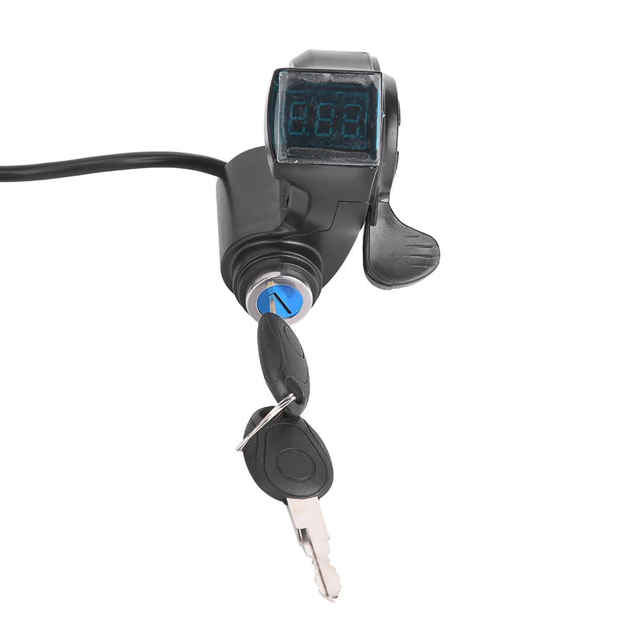 Electric Bike Thumb Throttle LCD Display Digital Battery Voltage Power Switch for Electric Vehicle