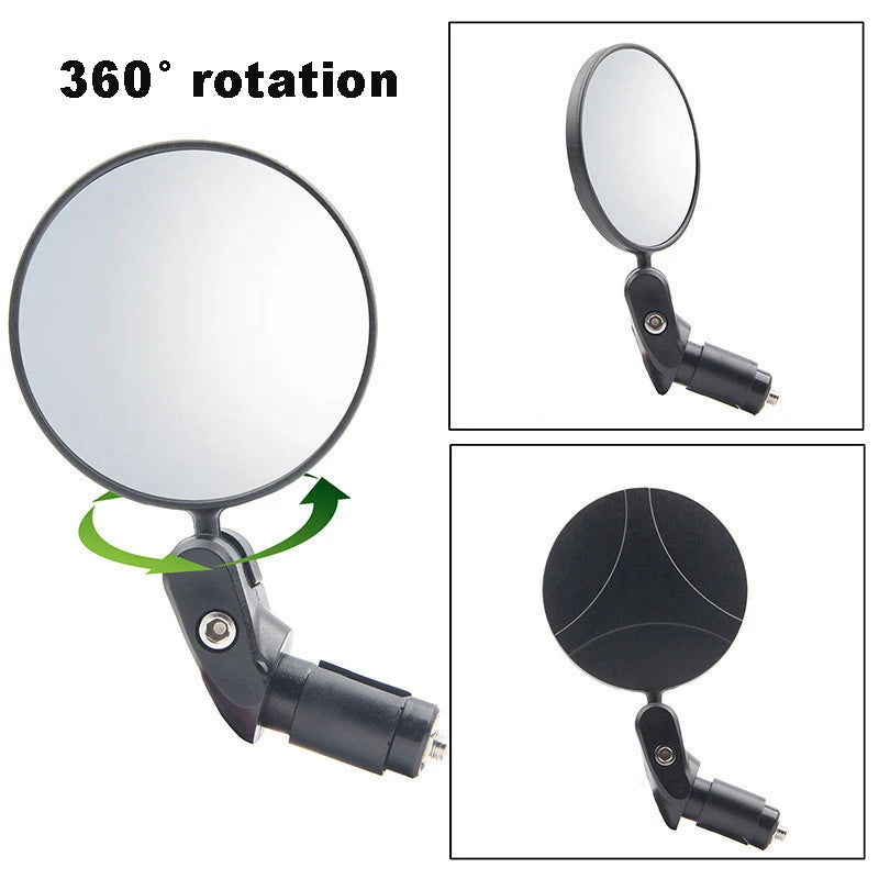 Wide-Angle Bicycle Rearview Mirror