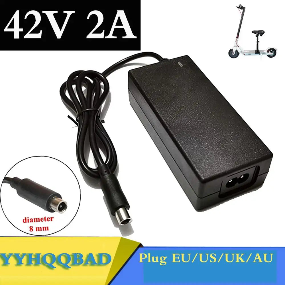 42V 2A Scooter Charger Battery Charger Power Supply Adapters Use For Xiaomi Mijia M365 Electric Scooter Skateboard Accessories