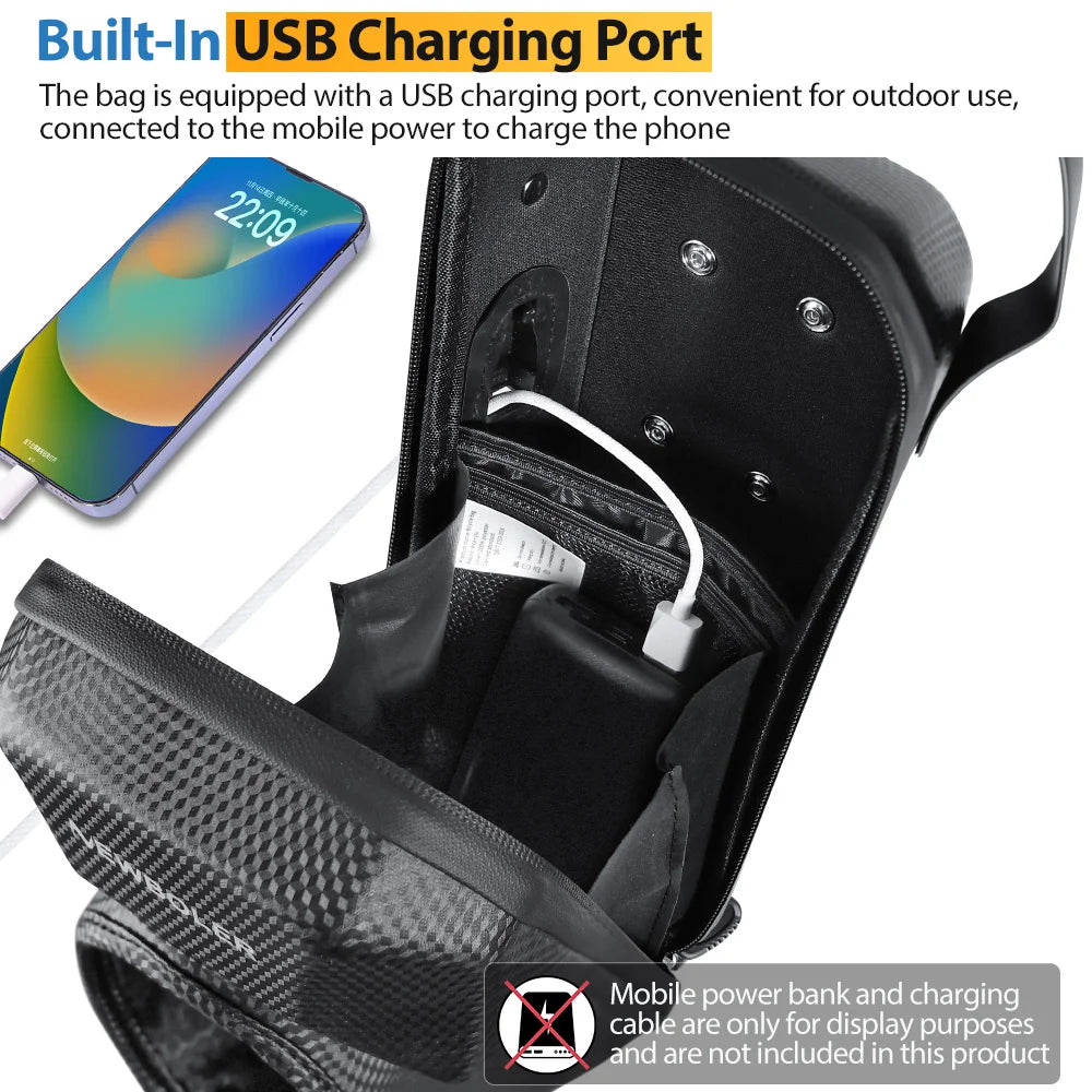 Quick-Release 5L Scooter Bag with USB Port