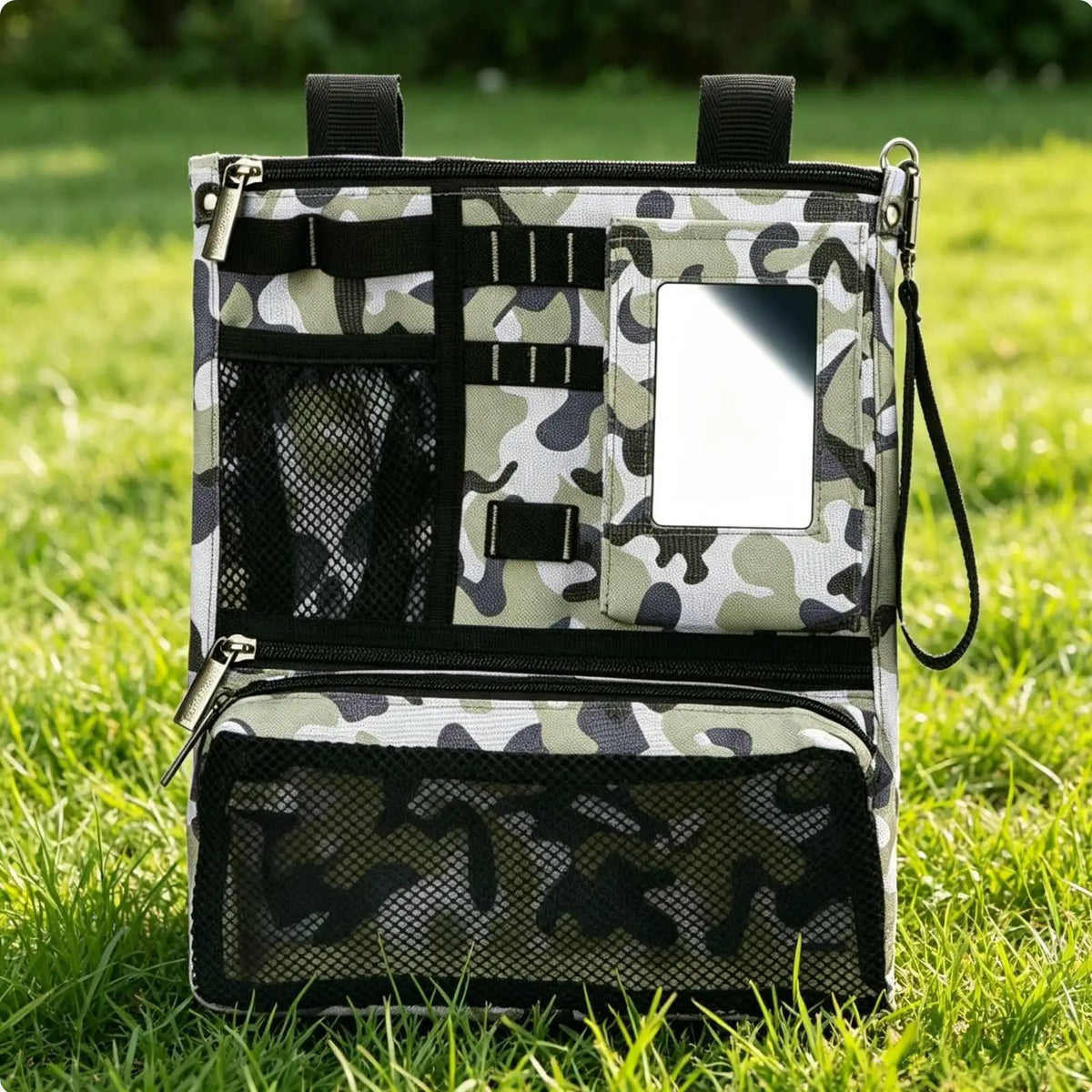 Golf Cart Multi-Zipper Storage Organizer