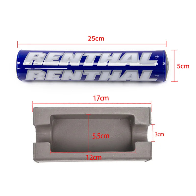 Motorcycle Handlebar Foam Pads For Renthal Protector Grips Crossbar Cross Chest For Honda KTM Yamaha Kawasaki ATV DirtBike Quad