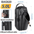 Quick-Release 5L Scooter Bag with USB Port