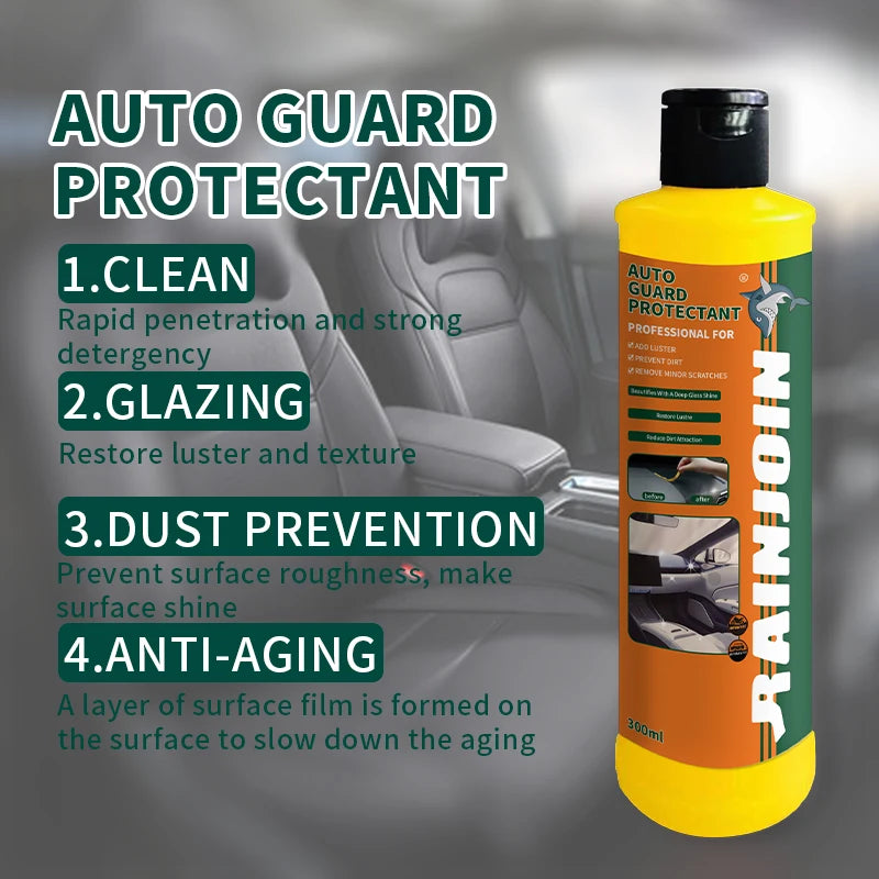 Car Interior Restore Renovation Cleaner Multi-functional Car Rubber Plastic Leather Cleaning and Stain Removal Maintenance Agent