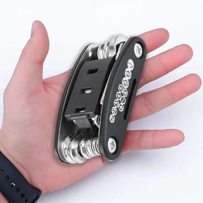 Portable Bicycle Repair Kit — Black
