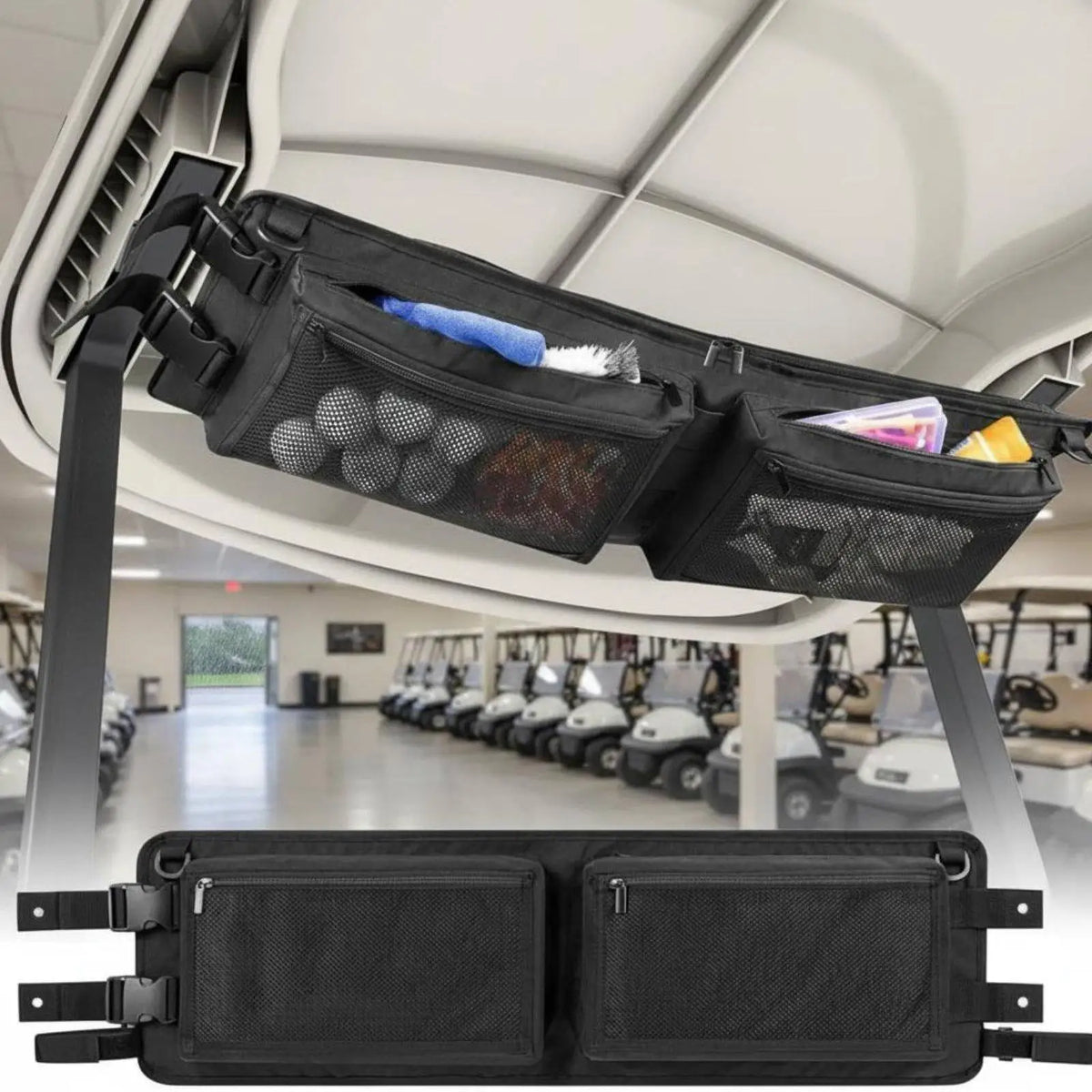 Golf Cart Roof Storage Organizer