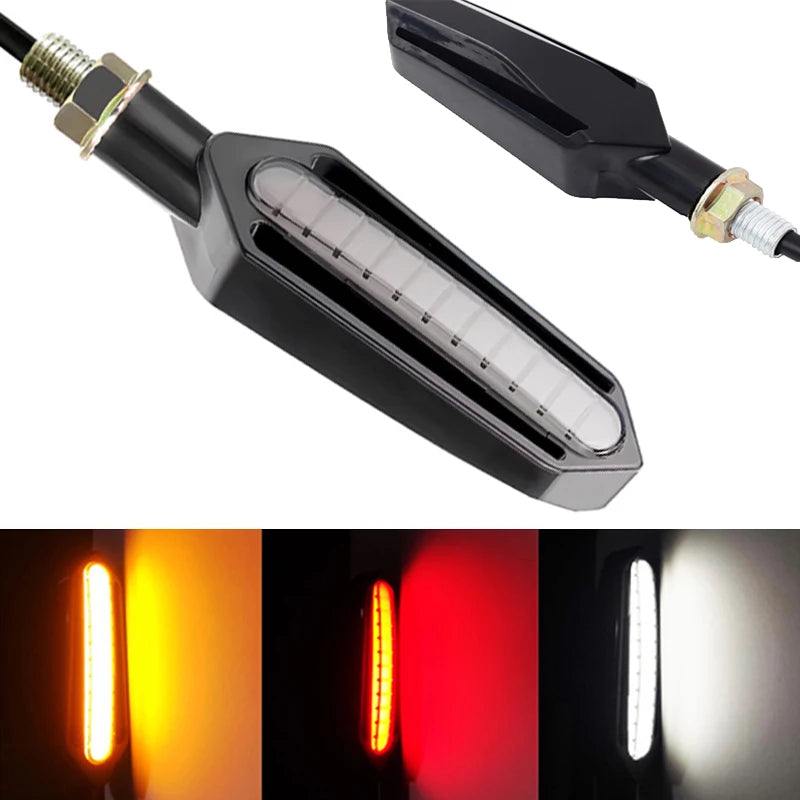 E-mark LED Motorcycle Turn Signal light Universal Indicators 12V Blinkers Lamp for KTM DUKE 125 1290 Super Duke R Ducati Monster