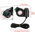 E-bike Power Switch Lock Power Display Thumb Throttle With Key 12V-99V Electric Scooter Handlebar Ignition Switch Key Power Lock