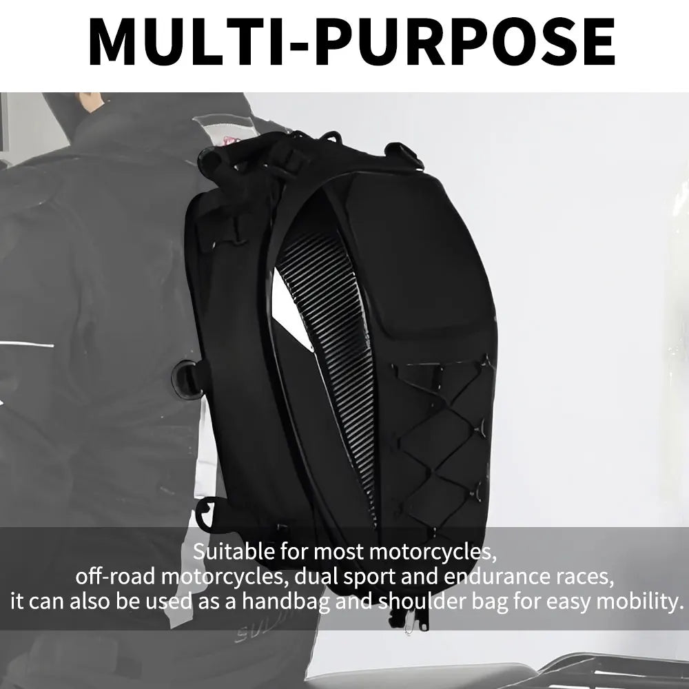 Waterproof Motorcycle Tail Bag & Backpack
