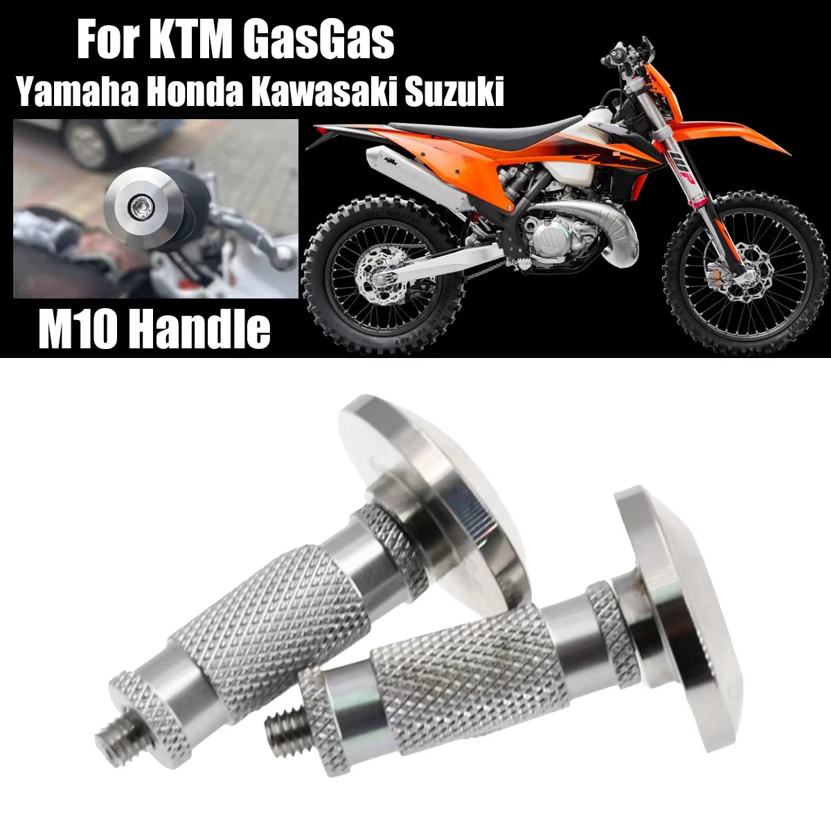 Motorcycle Accessories Handle Bar Grips End Cap Anti Plug For KTM EXC Yamaha Honda Kawasaki Suzuki GasGas Motocross